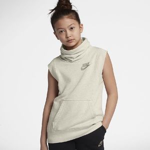 Nike Sportswear Girls Sleeveless Funnel